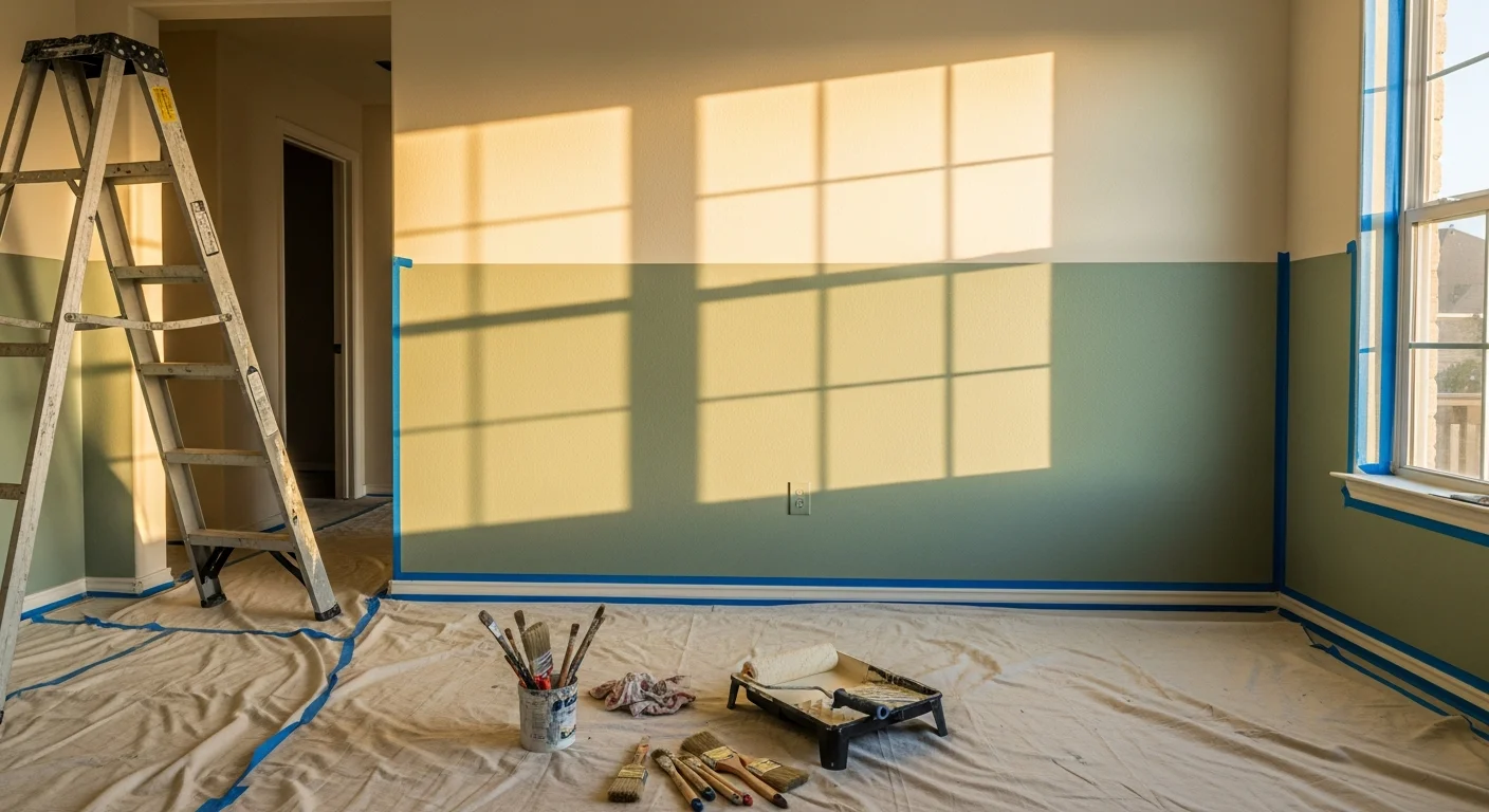 Professional interior and exterior painting work Professional interior and exterior painting work
